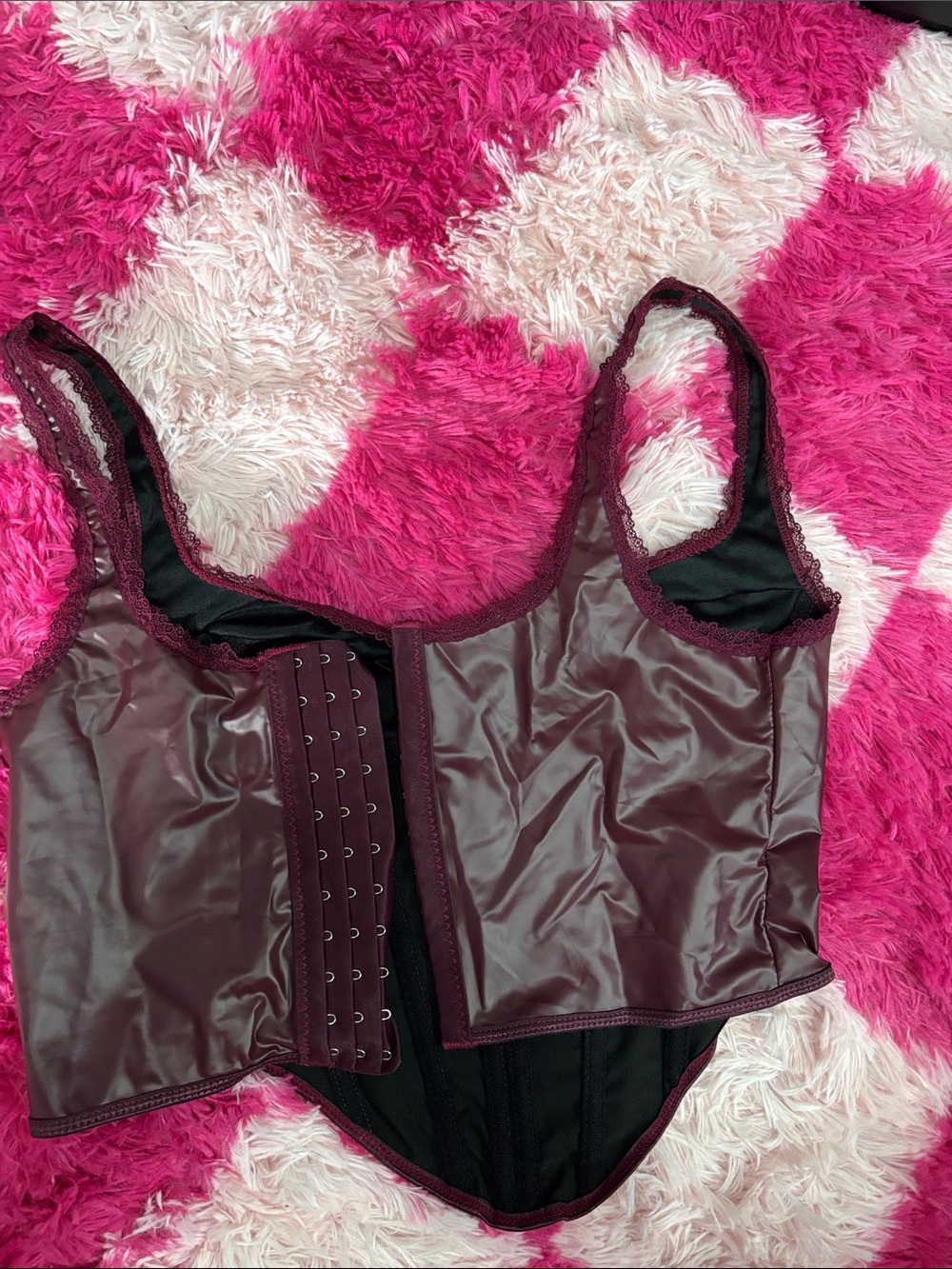 SHEIN large corset style blouse